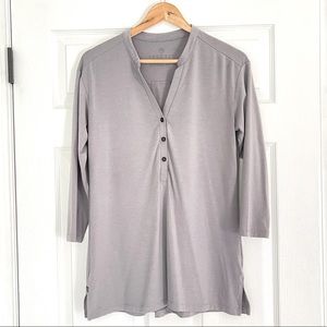 Free Fly | Bamboo Grey Tunic. Size Medium